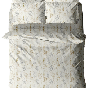 Sunshine Menta Σετ Σεντόνια Υπέρδιπλα 240x260εκ. Menta 400 Beige (4τμχ)