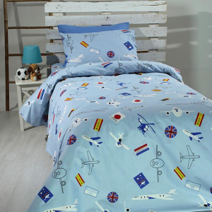 ΣΕΤ ΣΕΝΤΟΝΙΑ Kids 8 Airplanes SUNSHINE HOME 165X270